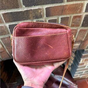 Portland Leather Goods Small Nutmeg Camera Bag